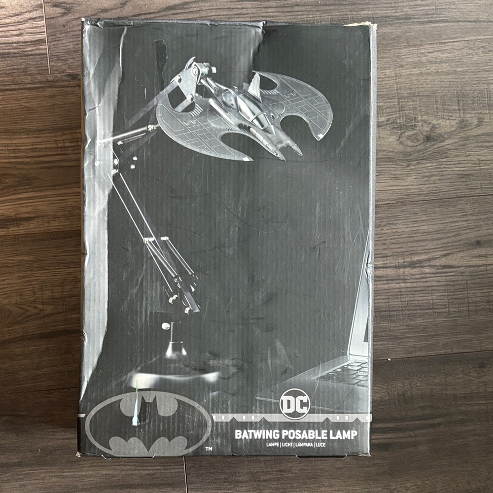🦇 Batwing Posable Lamp - DC Comics Batman 1989 Style NIB
